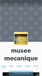 Mobile Screenshot of museemecanique.net
